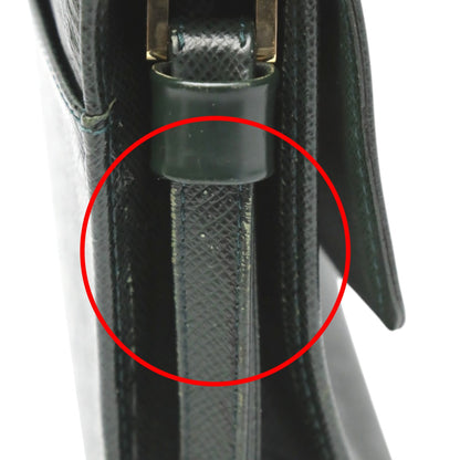 LOUIS VUITTON business bag M30776 Taiga green Taiga Porto Doquán