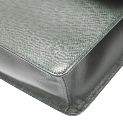 LOUIS VUITTON business bag M30776 Taiga green Taiga Porto Doquán