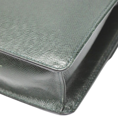 LOUIS VUITTON business bag M30776 Taiga green Taiga Porto Doquán
