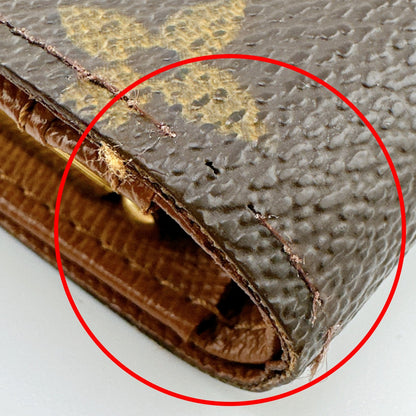 LOUIS VUITTON Bifold Wallet M61663 Monogram canvas Brown Monogram Porto Monet Viet Vienoa