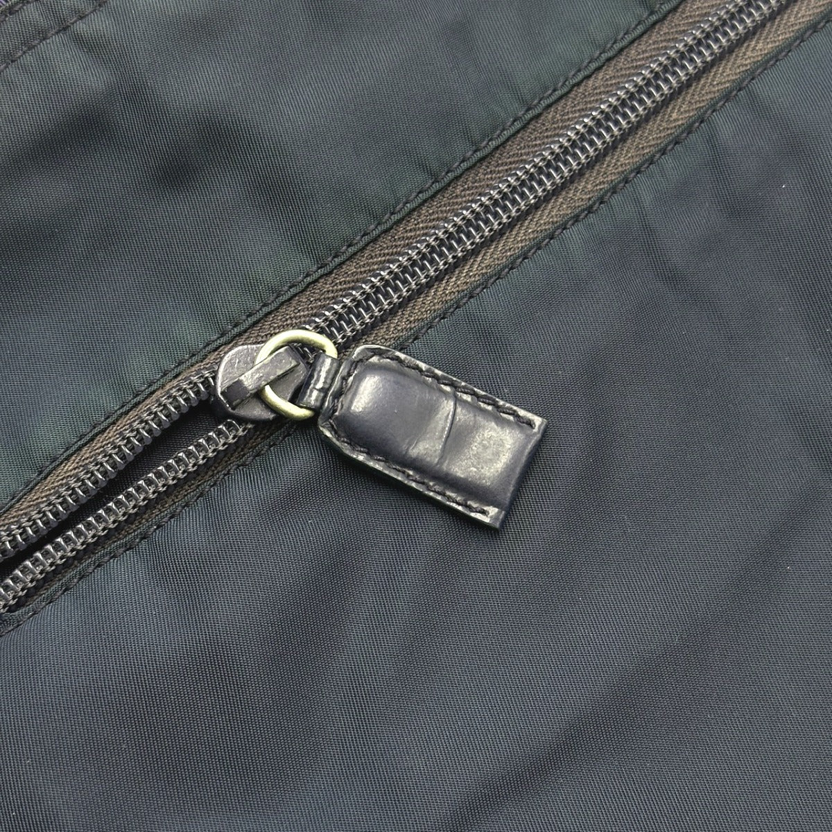 PRADA Tote Bag Nylon blue Commuting to school Large enough to fit A4 size paper