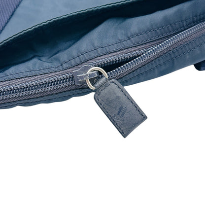 PRADA Tote Bag Nylon blue Commuting to school Large enough to fit A4 size paper