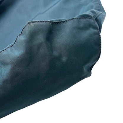 PRADA Tote Bag Nylon blue Commuting to school Large enough to fit A4 size paper