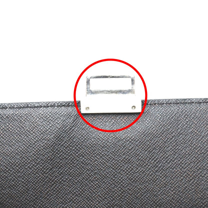 LOUIS VUITTON Clutch bag M30782 Taiga black Taiga Selenga