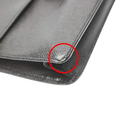 LOUIS VUITTON Clutch bag M30782 Taiga black Taiga Selenga