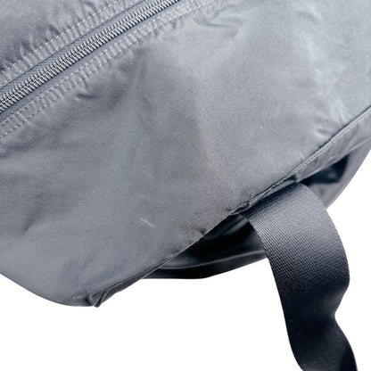 PRADA Boston Duffel bag Nylon black Plain Travel bag Duffle bag