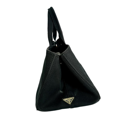 PRADA Tote Bag IBG642 canvas black L size Kanapa GM L
