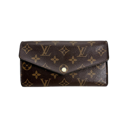 LOUIS VUITTON Long Wallet Purse M62234 Monogram canvas Brown Monogram Portefeuille Sara
