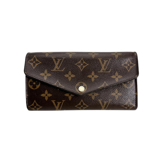 LOUIS VUITTON Long Wallet Purse M62234 Monogram canvas Brown Monogram Portefeuille Sara