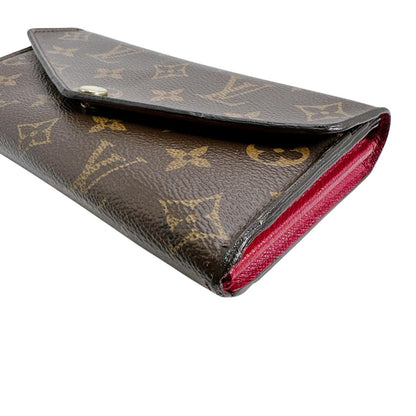 LOUIS VUITTON Long Wallet Purse M62234 Monogram canvas Brown Monogram Portefeuille Sara