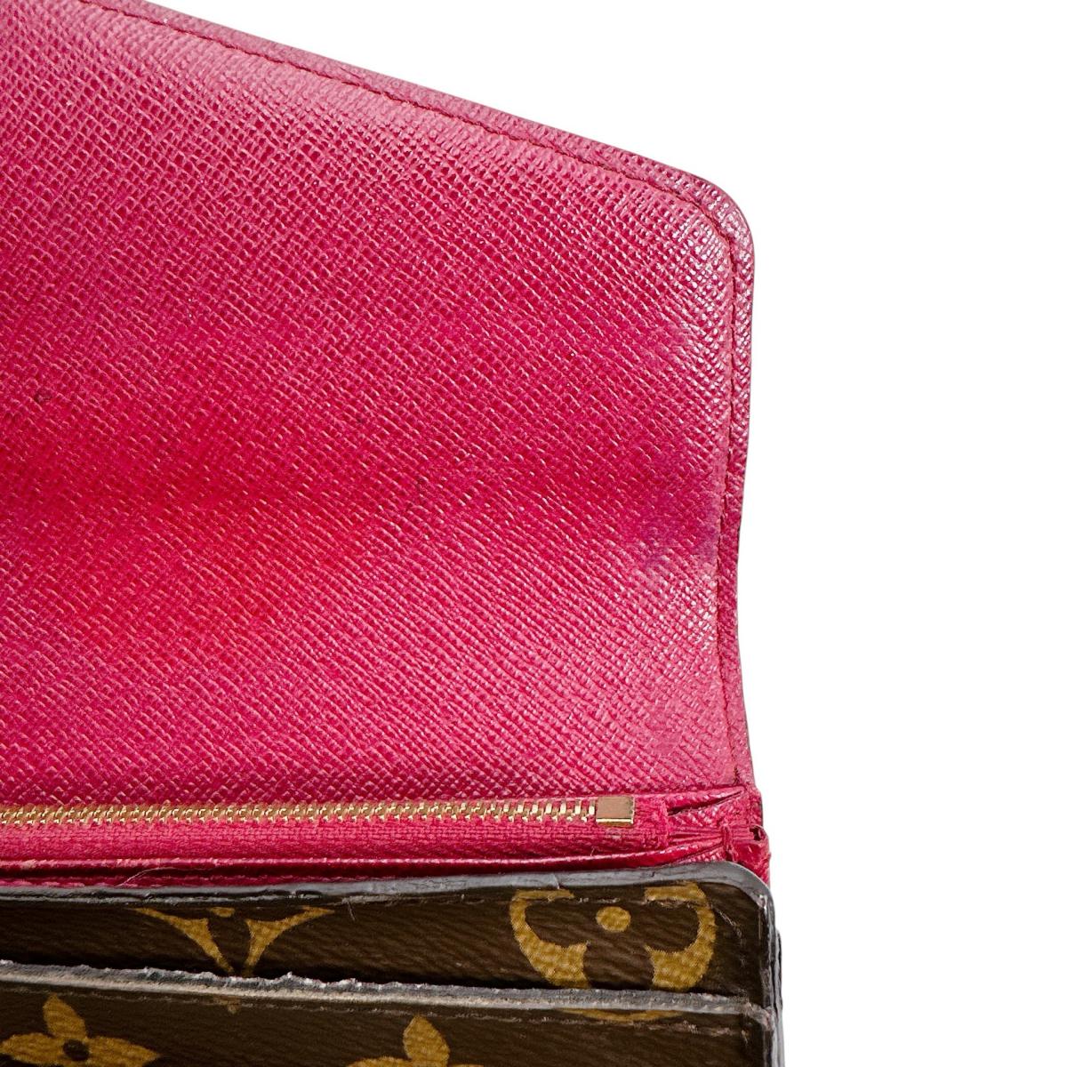LOUIS VUITTON Long Wallet Purse M62234 Monogram canvas Brown Monogram Portefeuille Sara