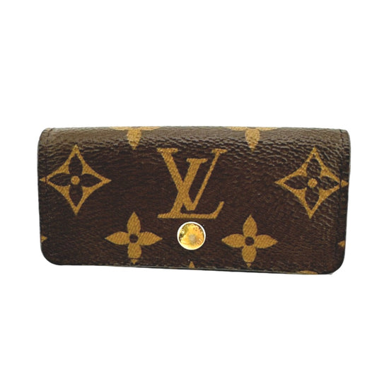 LOUIS VUITTON Key case Key holder  M69517 Monogram canvas Brown Monogram Multicles4