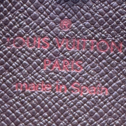 LOUIS VUITTON Key case Key holder  N62658 Damier canvas Brown Damier Pochette Cre
