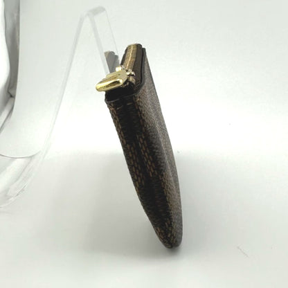 LOUIS VUITTON Key case Key holder  N62658 Damier canvas Brown Damier Pochette Cre