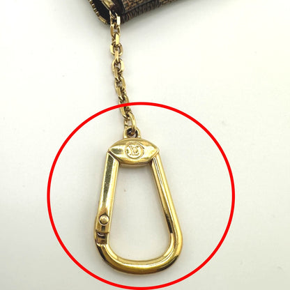 LOUIS VUITTON Key case Key holder  N62658 Damier canvas Brown Damier Pochette Cre