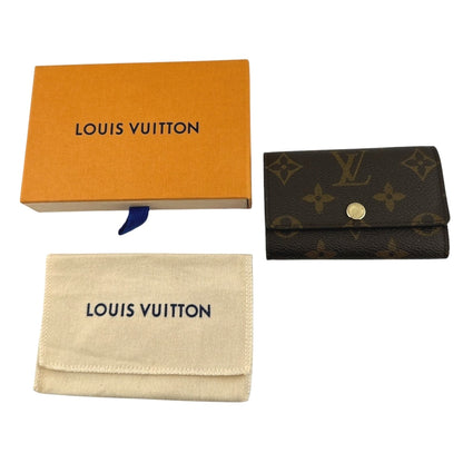 LOUIS VUITTON Key case Key holder  M62630 Monogram canvas Brown Monogram Multicles6