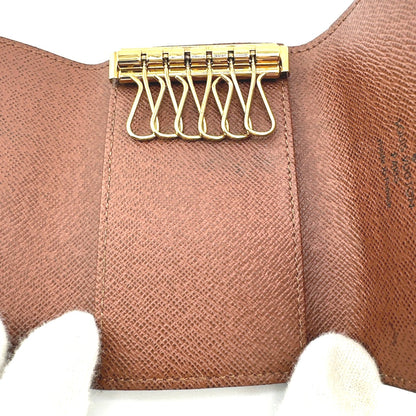 LOUIS VUITTON Key case Key holder  M62630 Monogram canvas Brown Monogram Multicles6