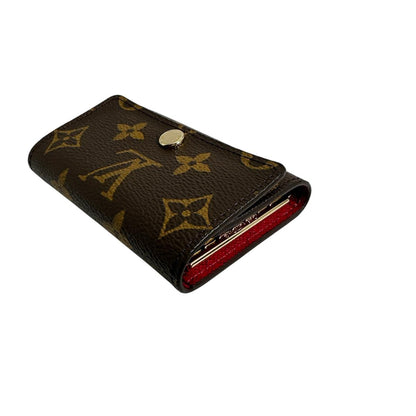 LOUIS VUITTON Key case Key holder  M60701 Monogram canvas Fuchsia Monogram Multicles6