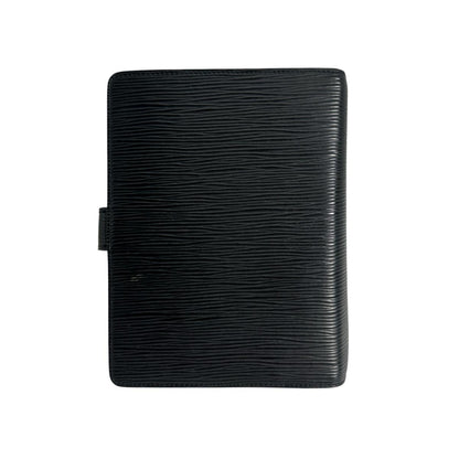 LOUIS VUITTON Notebook cover R20042 Epi Leather Noir Epi Agenda MM