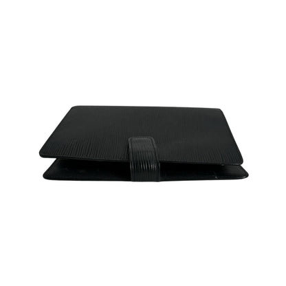 LOUIS VUITTON Notebook cover R20042 Epi Leather Noir Epi Agenda MM