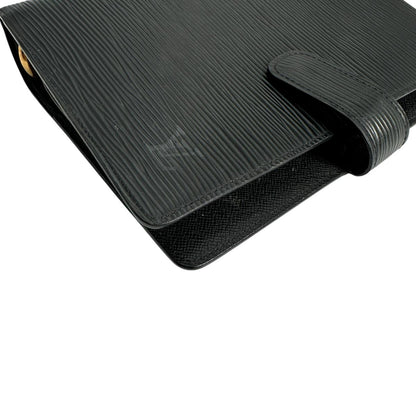 LOUIS VUITTON Notebook cover R20042 Epi Leather Noir Epi Agenda MM