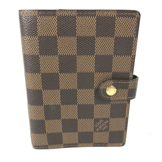 LOUIS VUITTON Notebook cover R20700 Damier canvas Brown Damier Agenda PM