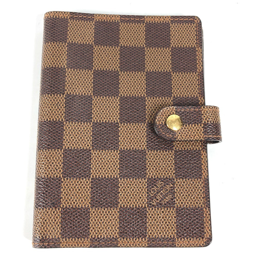 LOUIS VUITTON Notebook cover R20700 Damier canvas Brown Damier Agenda PM
