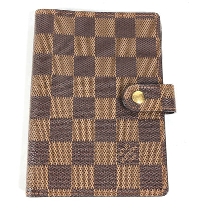 LOUIS VUITTON Notebook cover R20700 Damier canvas Brown Damier Agenda PM
