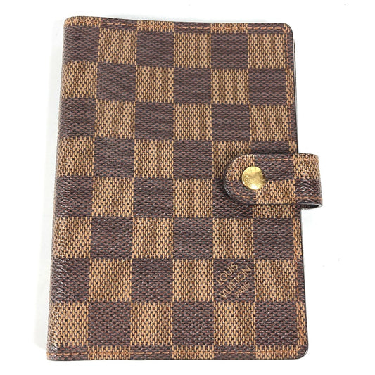 LOUIS VUITTON Notebook cover R20700 Damier canvas Brown Damier Agenda PM