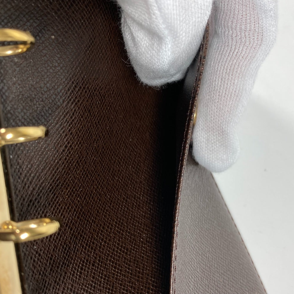 LOUIS VUITTON Notebook cover R20700 Damier canvas Brown Damier Agenda PM