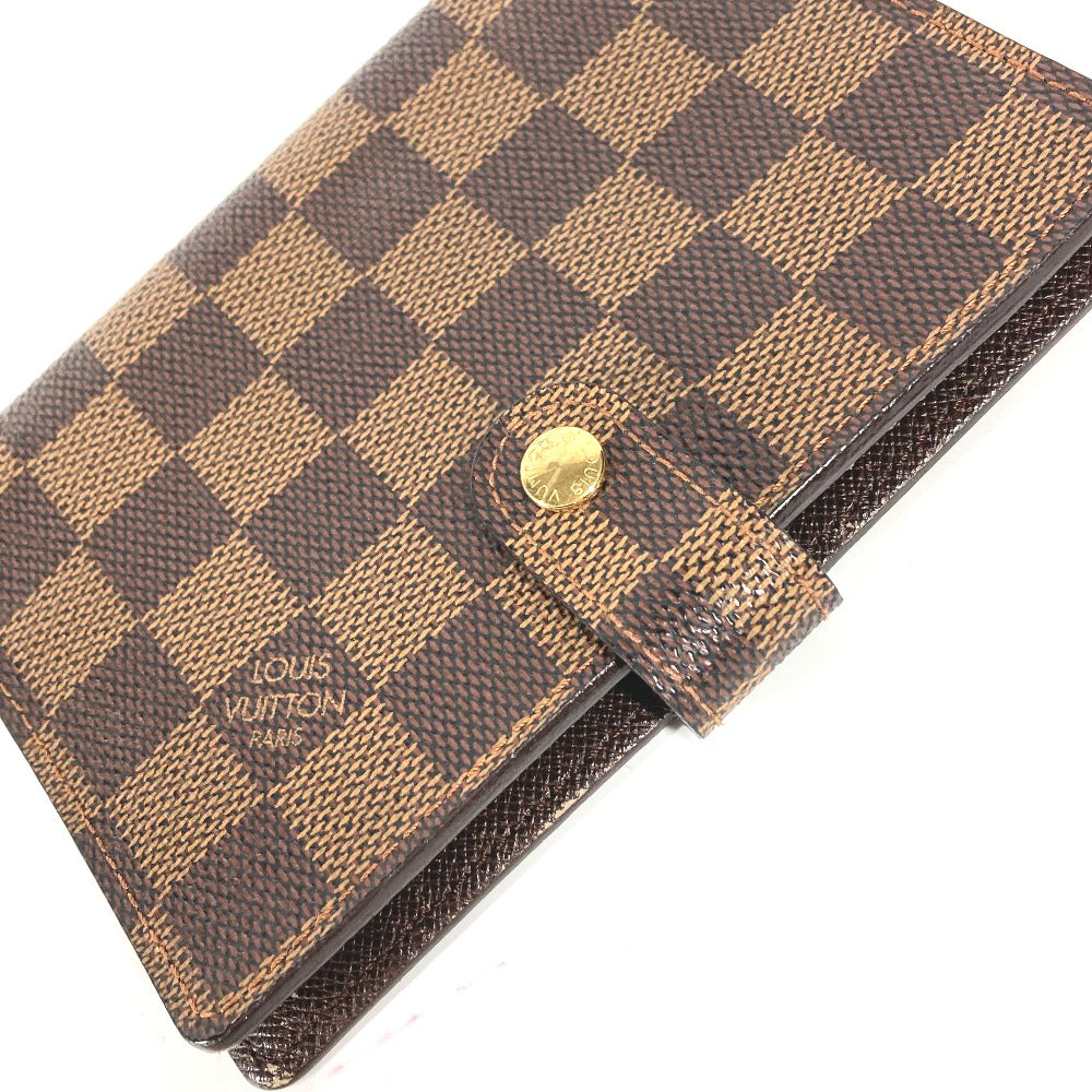 LOUIS VUITTON Notebook cover R20700 Damier canvas Brown Damier Agenda PM