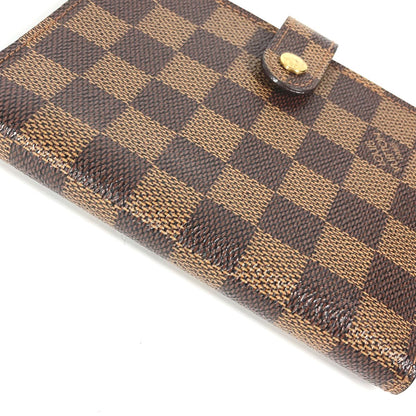 LOUIS VUITTON Notebook cover R20700 Damier canvas Brown Damier Agenda PM
