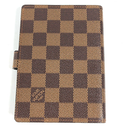 LOUIS VUITTON Notebook cover R20700 Damier canvas Brown Damier Agenda PM