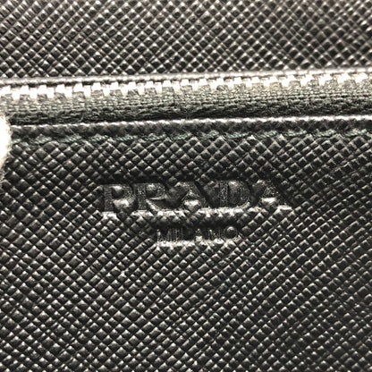 PRADA Long Wallet Purse 2ML317 Safiano leather black logo
