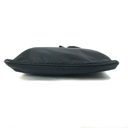 PRADA Shoulder Bag 2VH053 Nylon / leather black Triangle logo