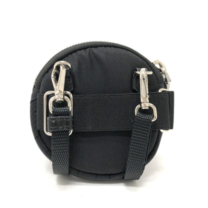 PRADA Shoulder Bag 1TT129 Nylon / leather black Triangle logo Neck pouch unisex(Unisex) Used Authentic