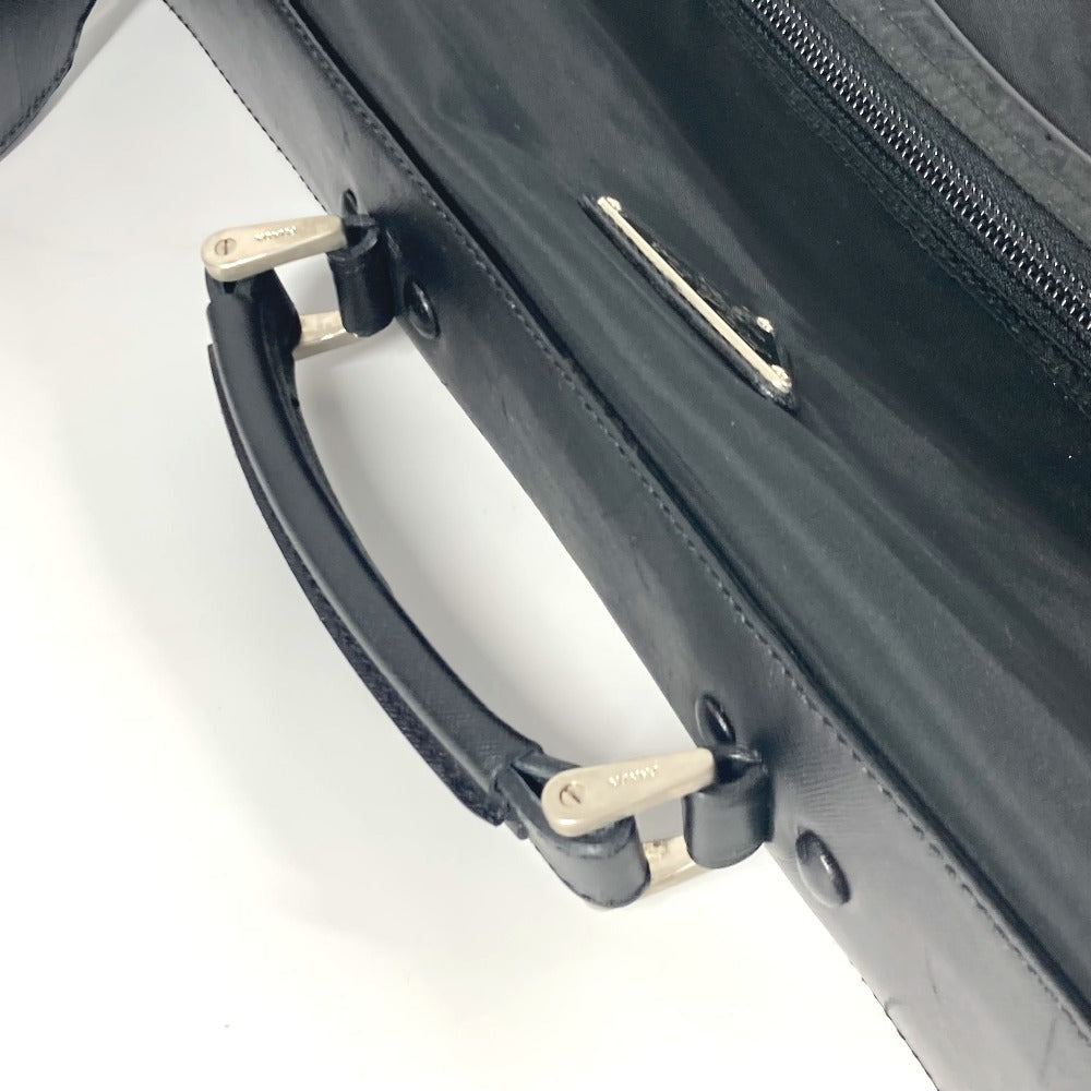PRADA Boston Duffel bag Nylon black Triangle logo plate