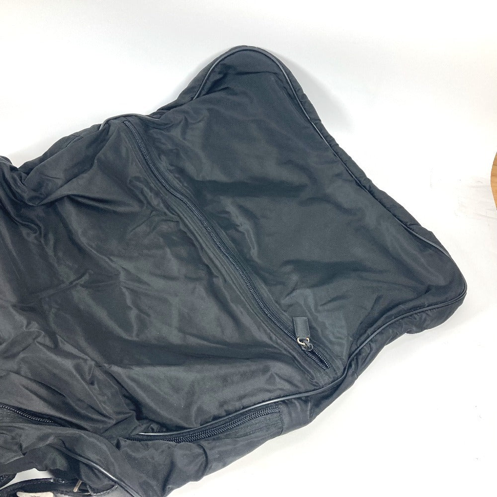 PRADA Boston Duffel bag Nylon black Triangle logo plate