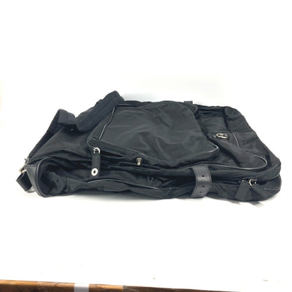 PRADA Boston Duffel bag Nylon black Triangle logo plate