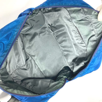 PRADA Boston Duffel bag V300 Nylon blue Sports logo