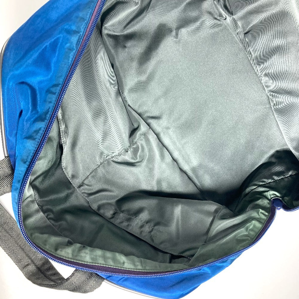 PRADA Boston Duffel bag V300 Nylon blue Sports logo