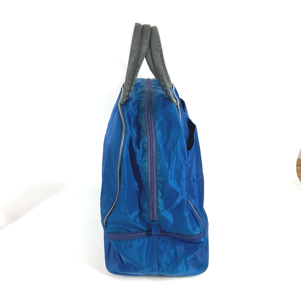 PRADA Boston Duffel bag V300 Nylon blue Sports logo