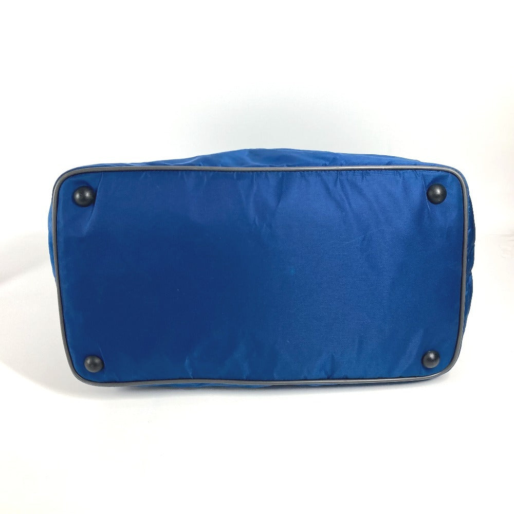 PRADA Boston Duffel bag V300 Nylon blue Sports logo