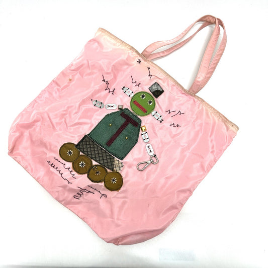 PRADA Tote Bag BR2897 Nylon pink robot