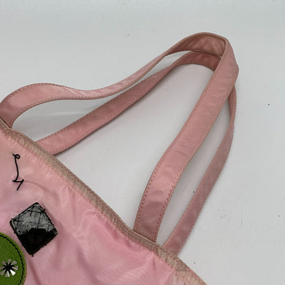 PRADA Tote Bag BR2897 Nylon pink robot