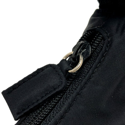 PRADA Handbag MV515 Nylon black Triangular plate