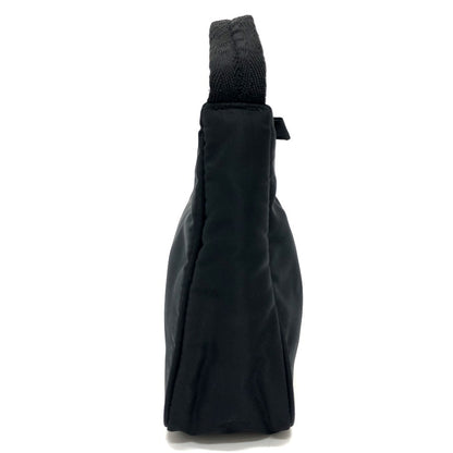PRADA Handbag MV515 Nylon black Triangular plate