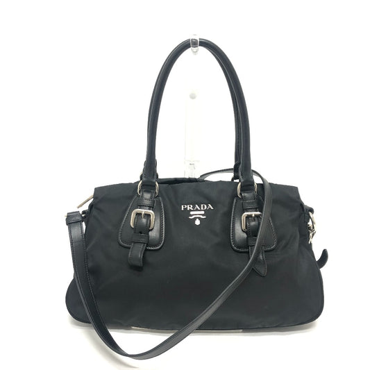 PRADA Tote Bag 1BA021 Nylon black
