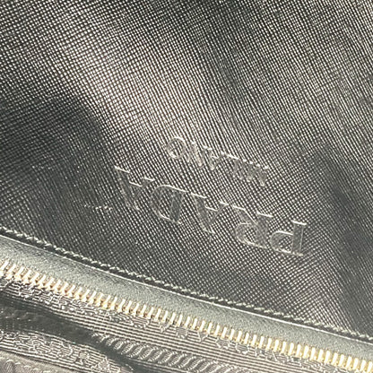 PRADA Tote Bag Nylon / leather black Skull logo