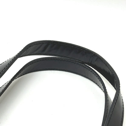 PRADA Tote Bag Nylon black Triangular plate